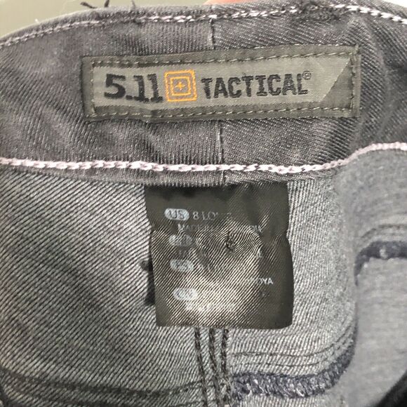 5.11 Tactical Pants Women's 8 Long Gray Defender-Flex Slim Stretch Mag Pocket - Picture 16 of 16